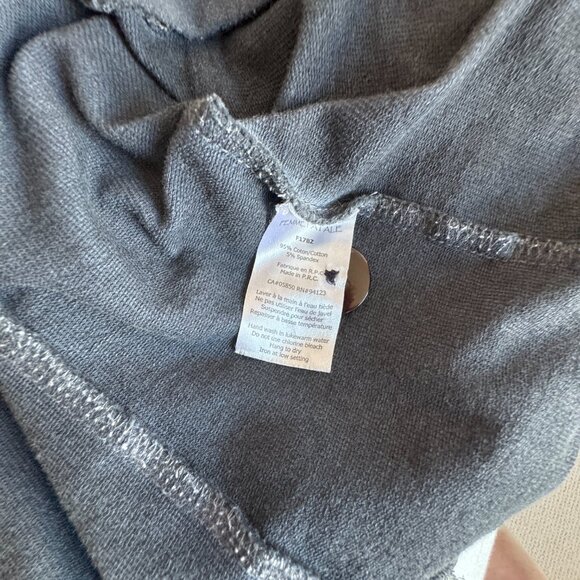 Femme Fatale Washed Grey Knit Blazer - Size L - Picture 4 of 8